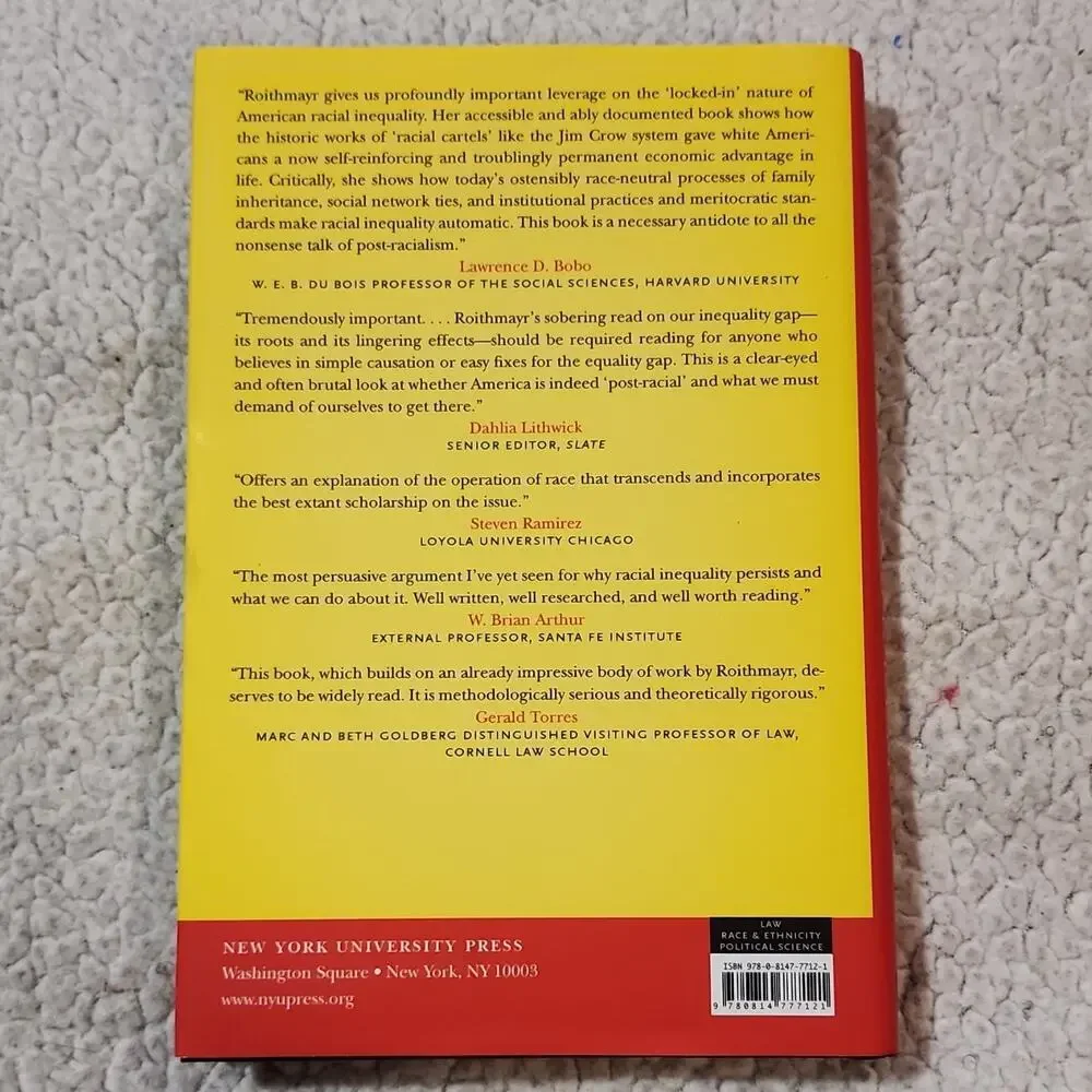 Reproducing Racism by Daria Roithmayr (2014) PB NYU Press Racism